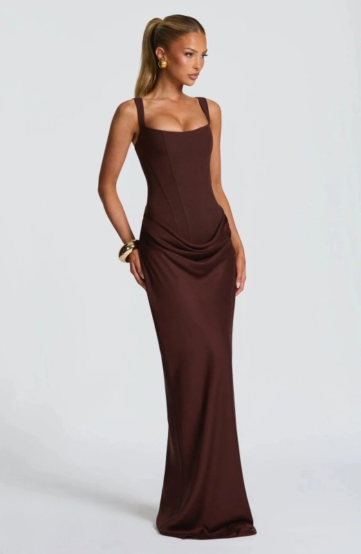 Women's Stretchy Bodycon Dress | Sleek Backless Cocktail Gown - Velshara store