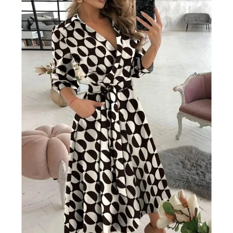 Women's Structured Fabric Blazer Dress | Elegant Tailored Belted Design - Velshara store