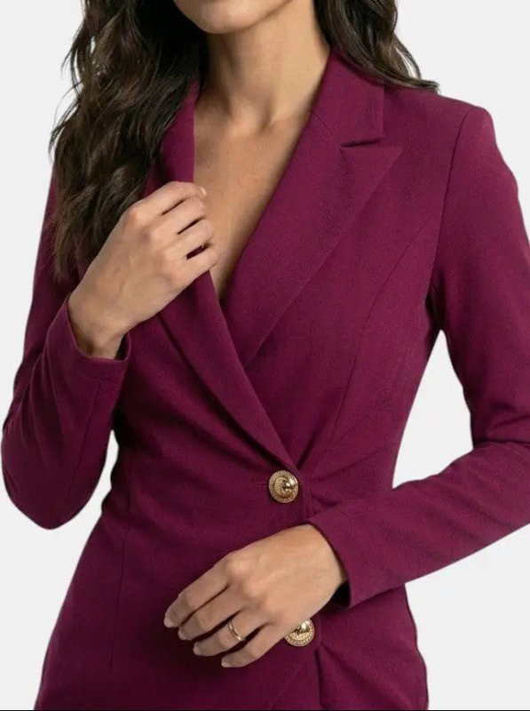 Women's Structured Midi Dress | Elegant Long Sleeve Formal Dresses for Office Wear - Velshara store