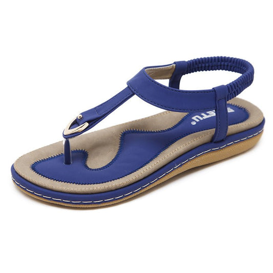 Women's Synthetic Arch Support Sandals | Elegant Comfortable Flat Footwear - Velshara store