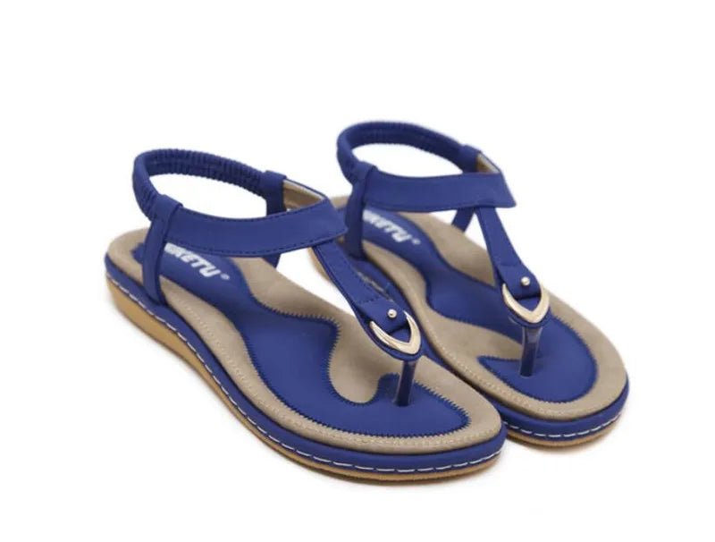 Women's Synthetic Arch Support Sandals | Elegant Comfortable Flat Footwear - Velshara store