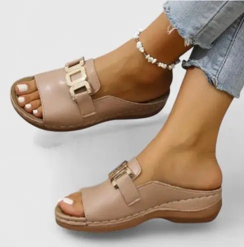 Women's Synthetic Orthopedic Sandals | Comfortable Elegant Summer Footwear - Velshara store