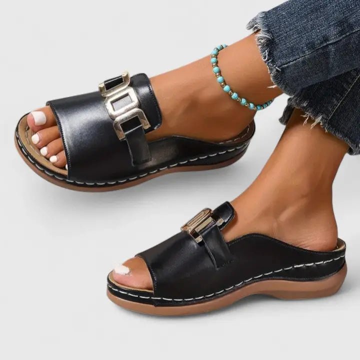 Women's Synthetic Orthopedic Sandals | Comfortable Elegant Summer Footwear - Velshara store