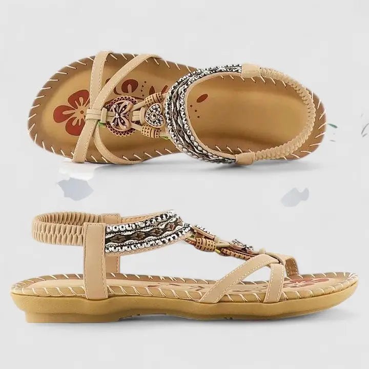 Women's Synthetic Orthopedic Sandals | Comfortable Slip - On Supportive Footwear - Velshara store