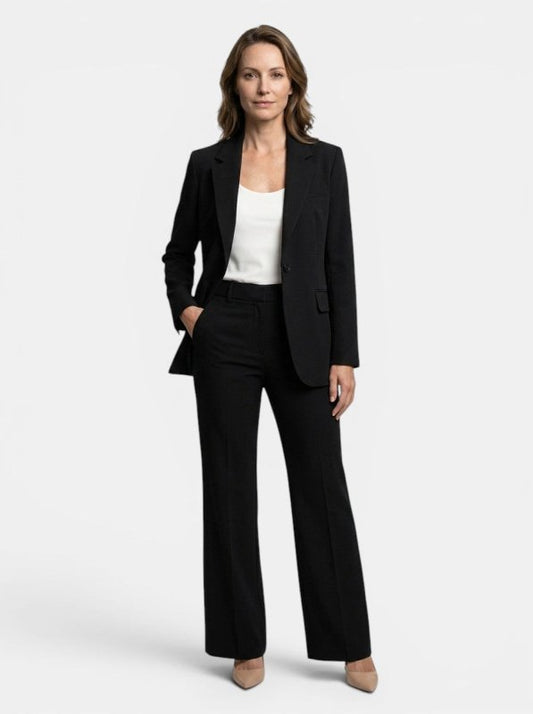 Women's Tailored Blazer and Trousers Suit | Elegant All - Season Two - Piece Set - Velshara store