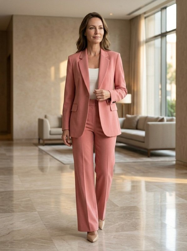 Women's Tailored Blazer and Trousers Suit | Elegant All - Season Two - Piece Set - Velshara store