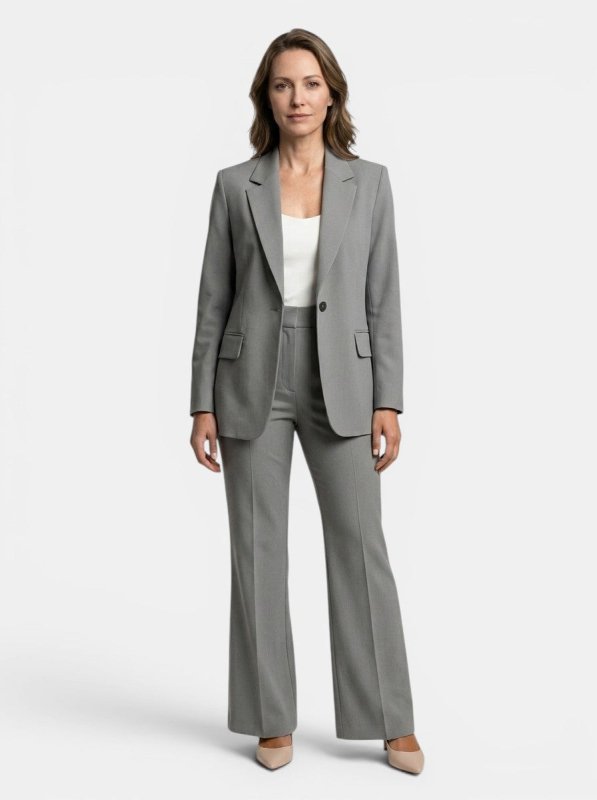 Women's Tailored Blazer and Trousers Suit | Elegant All - Season Two - Piece Set - Velshara store