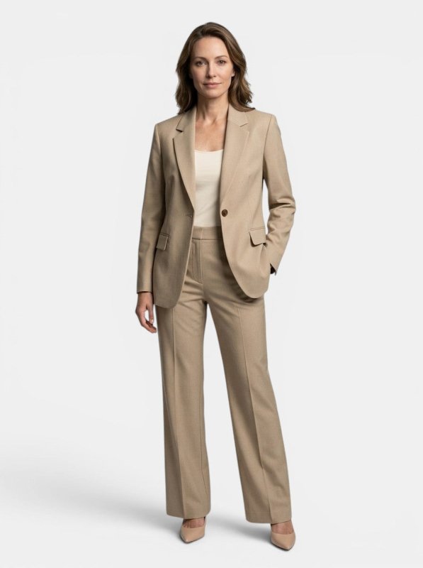 Women's Tailored Blazer and Trousers Suit | Elegant All - Season Two - Piece Set - Velshara store