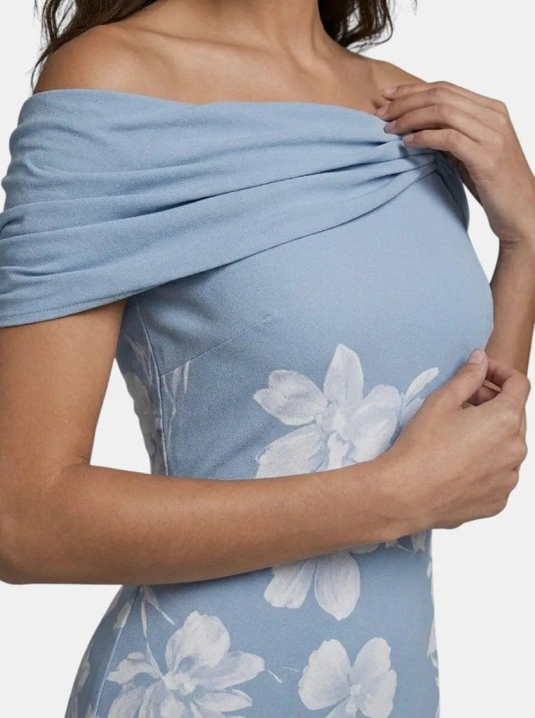 Women's Unique Print Midi Dress | Elegant Soft Breathable Summer Dress - Velshara store