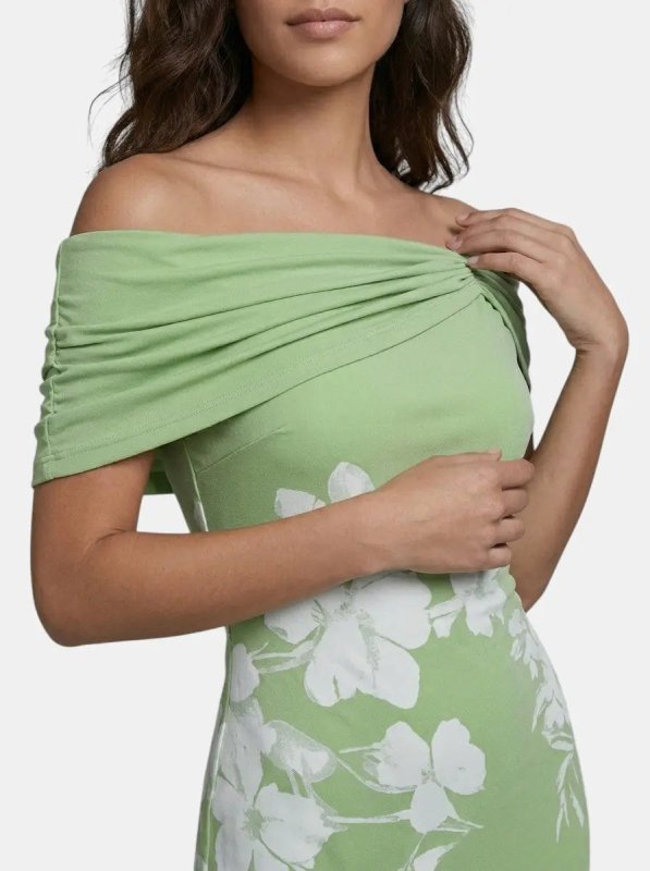 Women's Unique Print Midi Dress | Elegant Soft Breathable Summer Dress - Velshara store