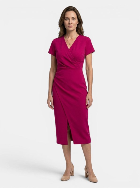 Women's Vibrant Cotton Maxi Dress | Flowing Wrap Style Summer Gown - Velshara store
