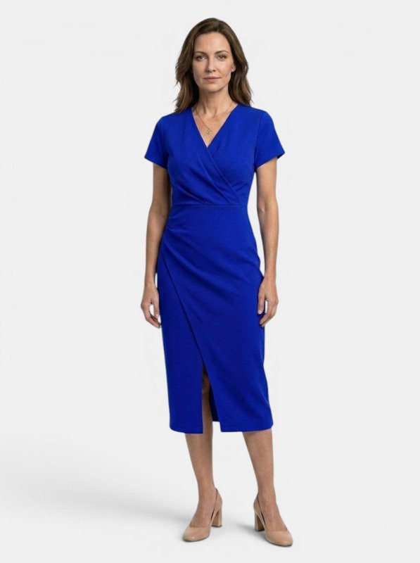 Women's Vibrant Cotton Maxi Dress | Flowing Wrap Style Summer Gown - Velshara store