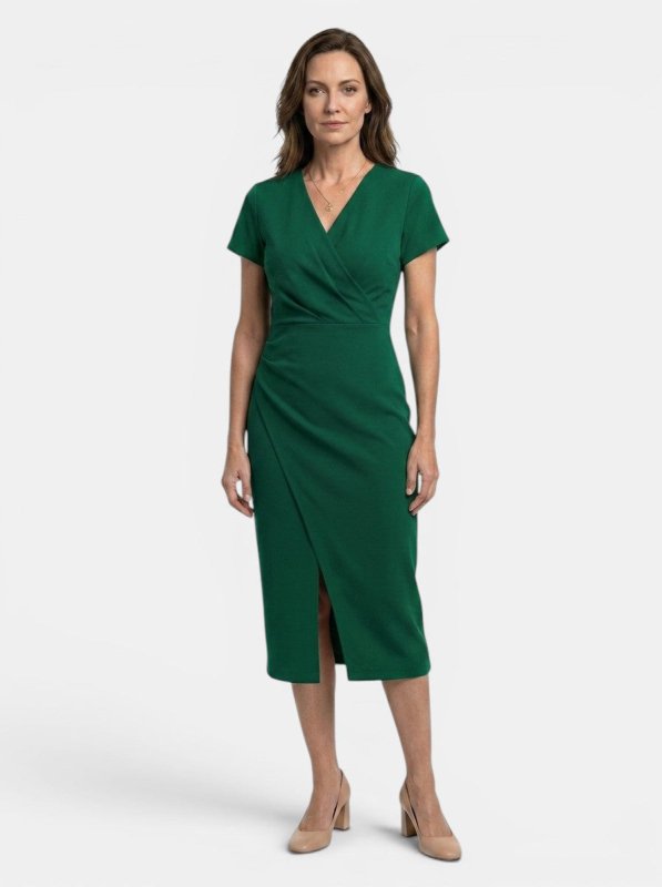 Women's Vibrant Cotton Maxi Dress | Flowing Wrap Style Summer Gown - Velshara store