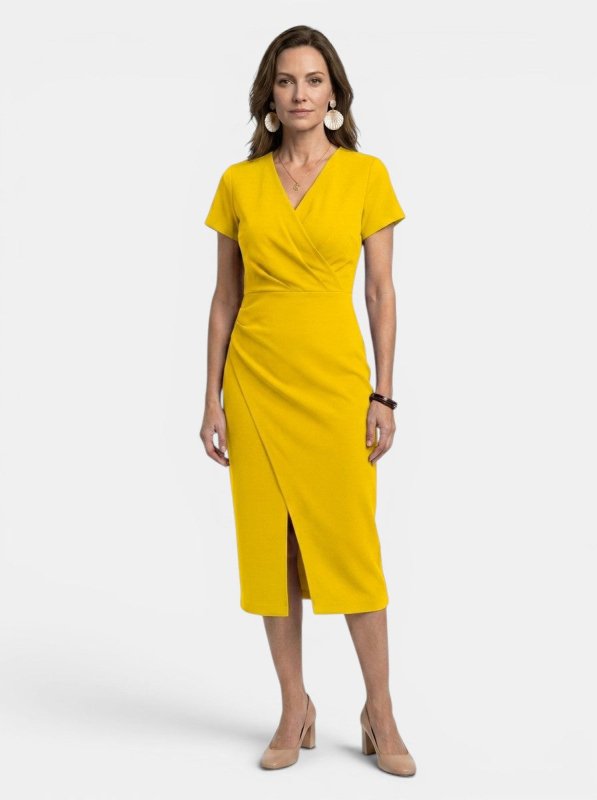 Women's Vibrant Cotton Maxi Dress | Flowing Wrap Style Summer Gown - Velshara store
