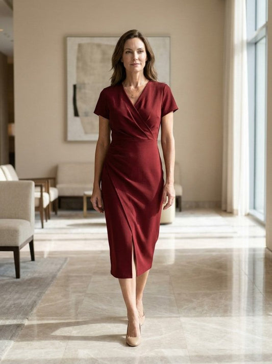 Women's Vibrant Cotton Maxi Dress | Flowing Wrap Style Summer Gown - Velshara store