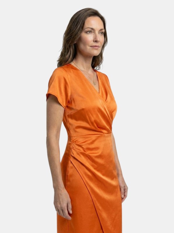 Women's Vibrant Cotton Maxi Dress | Flowing Wrap Style Summer Gown - Velshara store