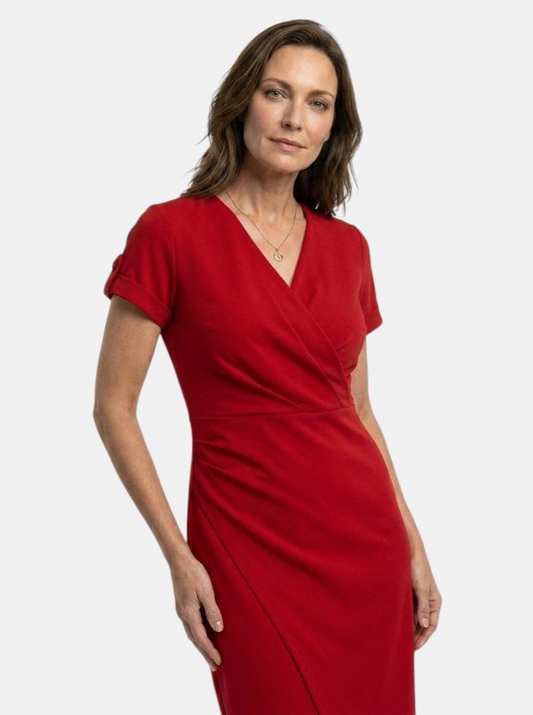Women's Vibrant Cotton Maxi Dress | Flowing Wrap Style Summer Gown - Velshara store