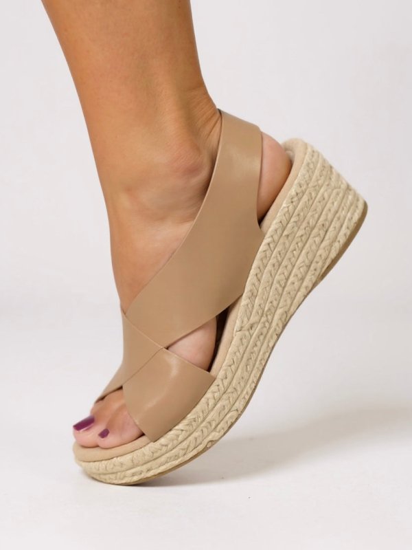 Women's Woven Espadrille Wedge Sandals | Comfortable Adjustable Summer Footwear - Velshara store